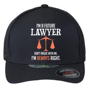 Funny Future Lawyer Law School Student Gift Flexfit Unipanel Trucker Cap