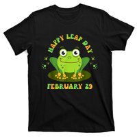 Funny Frog Lovers Happy Leap Day February 29 Green Vintage T-Shirt