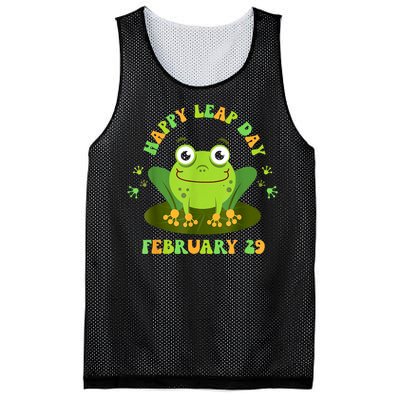 Funny Frog Lovers Happy Leap Day February 29 Green Vintage Mesh Reversible Basketball Jersey Tank