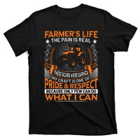 Funny Farmer’s Life Tractors Planting Crops Men Women T-Shirt