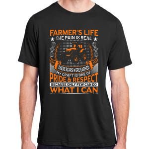 Funny Farmer’s Life Tractors Planting Crops Men Women Adult ChromaSoft Performance T-Shirt