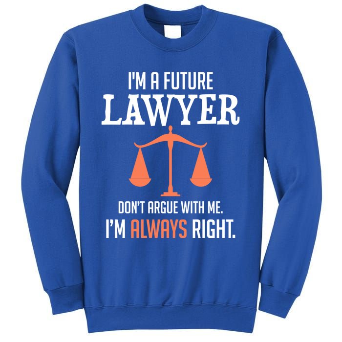 Funny Future Lawyer Law School Student Gift Sweatshirt