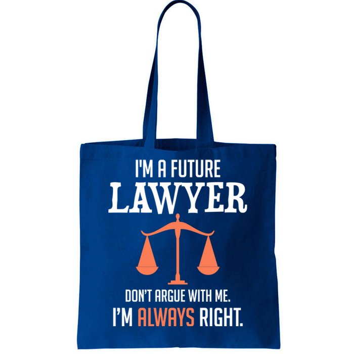 Funny Future Lawyer Law School Student Gift Tote Bag