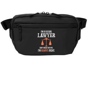 Funny Future Lawyer Law School Student Gift Crossbody Pack