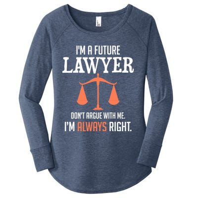 Funny Future Lawyer Law School Student Gift Women's Perfect Tri Tunic Long Sleeve Shirt