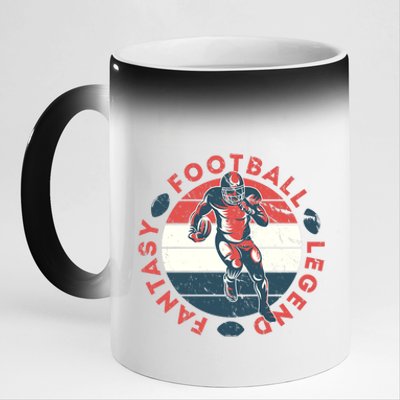 Fantasy Football Legend: The Ultimate Fan Premium 11oz Black Color Changing Mug