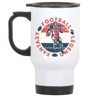 Fantasy Football Legend: The Ultimate Fan Premium Stainless Steel Travel Mug