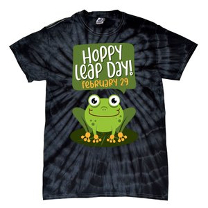 Funny Frog Lover Hoppy Leap Day February 29 Gift Tie-Dye T-Shirt