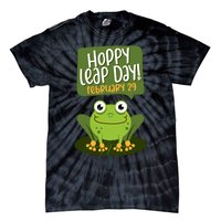 Funny Frog Lover Hoppy Leap Day February 29 Gift Tie-Dye T-Shirt