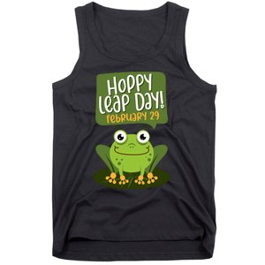 Funny Frog Lover Hoppy Leap Day February 29 Gift Tank Top