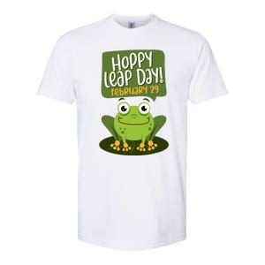 Funny Frog Lover Hoppy Leap Day February 29 Gift Softstyle CVC T-Shirt