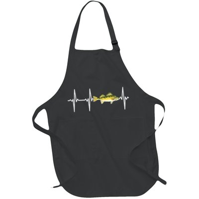 Fish Fishing Lovers Walleye Heartbeat For Freshwater Gift Apron