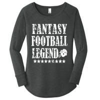 Fantasy Football Legend funny saying 's Women's Perfect Tri Tunic Long Sleeve Shirt