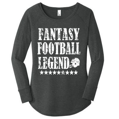 Fantasy Football Legend funny saying 's Women's Perfect Tri Tunic Long Sleeve Shirt