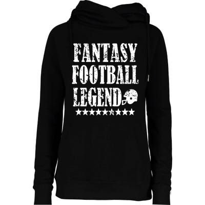 Fantasy Football Legend funny saying 's Womens Funnel Neck Pullover Hood