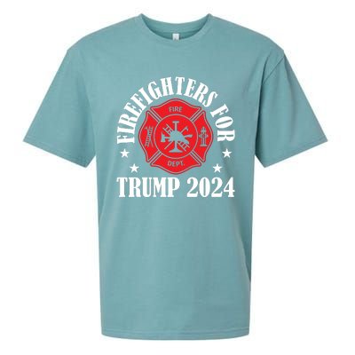 Firefighters For Leadership 2024 Emblem Sueded Cloud Jersey T-Shirt