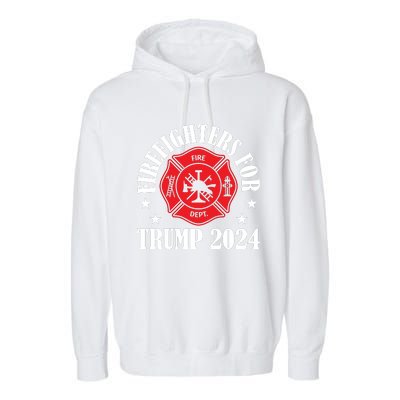 Firefighters For Leadership 2024 Emblem Garment-Dyed Fleece Hoodie