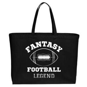 Fantasy Football Legend, Funny Fantasy Football, Fantasy Football Guru Cotton Canvas Jumbo Tote