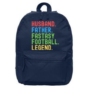 Fantasy Football Legend, Funny Fantasy Football, Fantasy Football Champ 16 in Basic Backpack