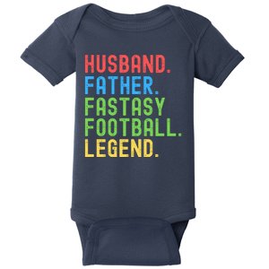 Fantasy Football Legend, Funny Fantasy Football, Fantasy Football Champ Baby Bodysuit