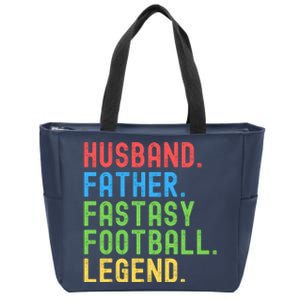 Fantasy Football Legend, Funny Fantasy Football, Fantasy Football Champ Zip Tote Bag