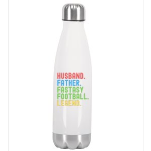 Fantasy Football Legend, Funny Fantasy Football, Fantasy Football Champ Stainless Steel Insulated Water Bottle