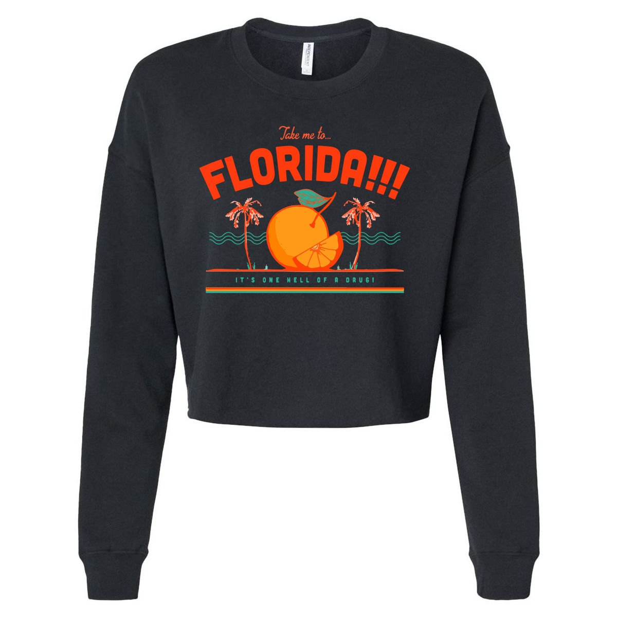 Florida!! Cropped Pullover Crew
