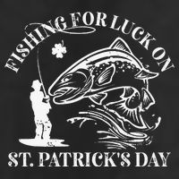 Fishing for luck on St. Patrick's Day Trout Fly Fishing Lake Adult Drive Performance Visor
