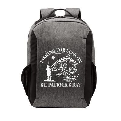 Fishing for luck on St. Patrick's Day Trout Fly Fishing Lake Vector Backpack
