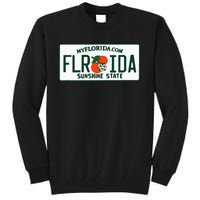 Florida Fl License Plate Classic Tall Sweatshirt