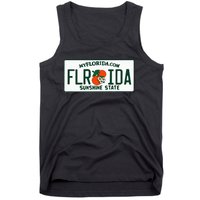 Florida Fl License Plate Classic Tank Top