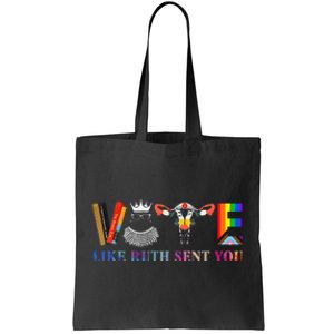 Funny Feminist Lgbt Vote Like Ruth Sent You Tote Bag