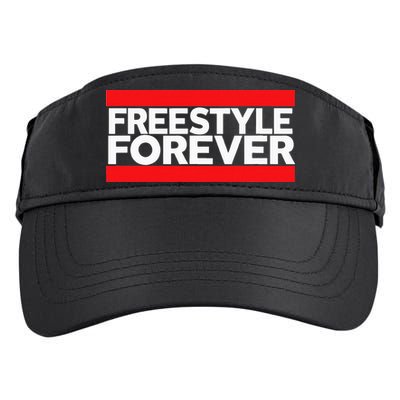 Freestyle Forever Music Fan 80s Retro Rap Style Graphic Adult Drive Performance Visor