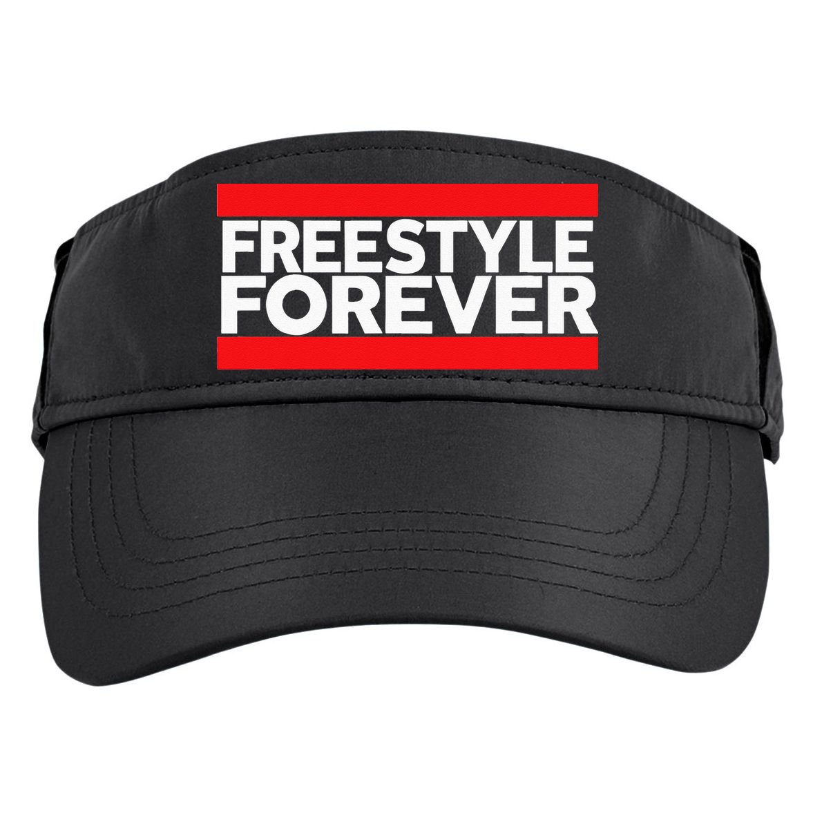 Freestyle Forever Music Fan 80s Retro Rap Style Graphic Adult Drive Performance Visor