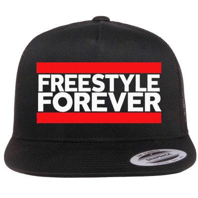 Freestyle Forever Music Fan 80s Retro Rap Style Graphic Flatbill Hat