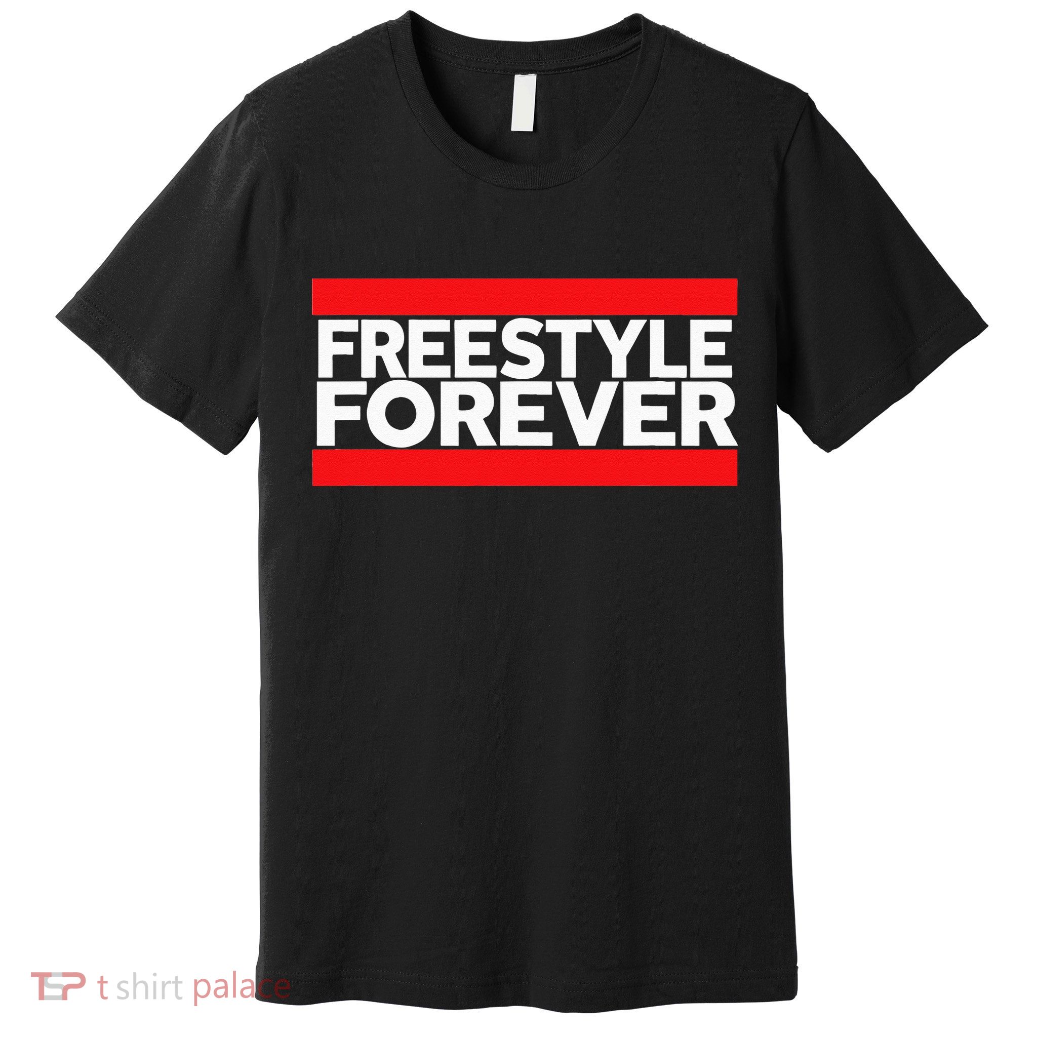 Freestyle Forever Music Fan 80s Retro Rap Style Graphic Premium T-Shirt