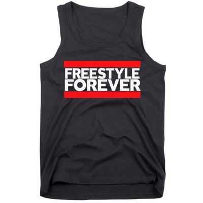 Freestyle Forever Music Fan 80s Retro Rap Style Graphic Tank Top