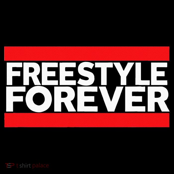 Freestyle Forever Music Fan 80s Retro Rap Style Graphic Womens T-Shirt