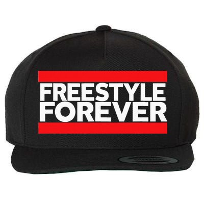 Freestyle Forever Music Fan 80s Retro Rap Style Graphic Wool Snapback Cap