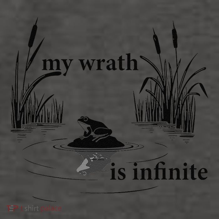 Funny Frog Meme My Wrath Is Infinite Frog Pond Vector Backpack