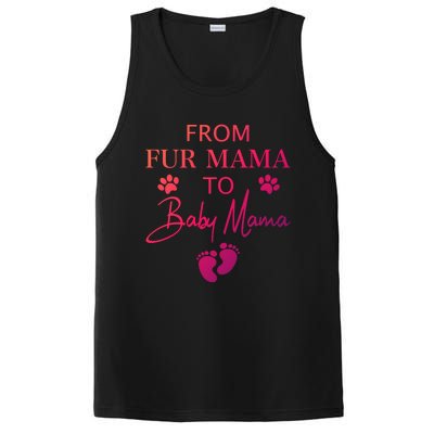 From Fur Mama To Mama Dog Cat Owner New Mom Pregnant Gift PosiCharge Competitor Tank