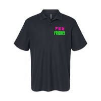 Fun Friday Motivational Positive Softstyle Adult Sport Polo