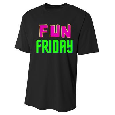 Fun Friday Motivational Positive Performance Sprint T-Shirt