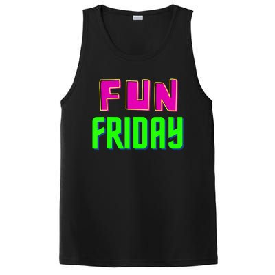 Fun Friday Motivational Positive PosiCharge Competitor Tank