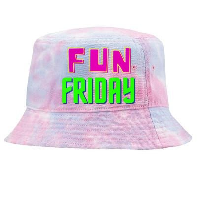 Fun Friday Motivational Positive Tie-Dyed Bucket Hat