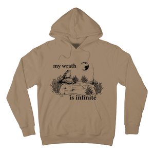 Funny Frog Meme My Wrath Is Infinite Frog Pond Hoodie