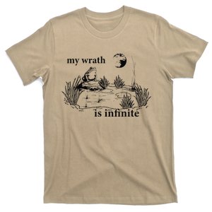 Funny Frog Meme My Wrath Is Infinite Frog Pond T-Shirt