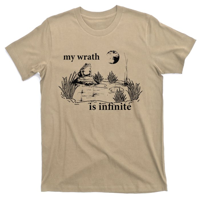 Funny Frog Meme My Wrath Is Infinite Frog Pond T-Shirt