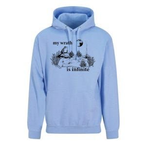 Funny Frog Meme My Wrath Is Infinite Frog Pond Unisex Surf Hoodie