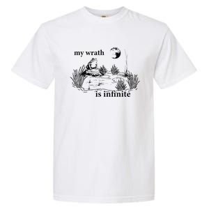 Funny Frog Meme My Wrath Is Infinite Frog Pond Garment-Dyed Heavyweight T-Shirt